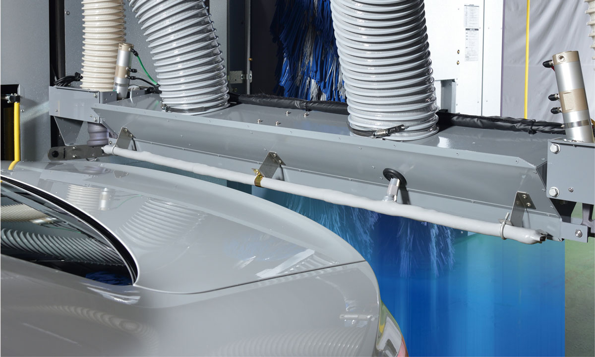 the blower nozzle system