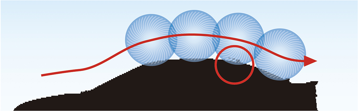 Folded small-sized antenna is washed normally.
