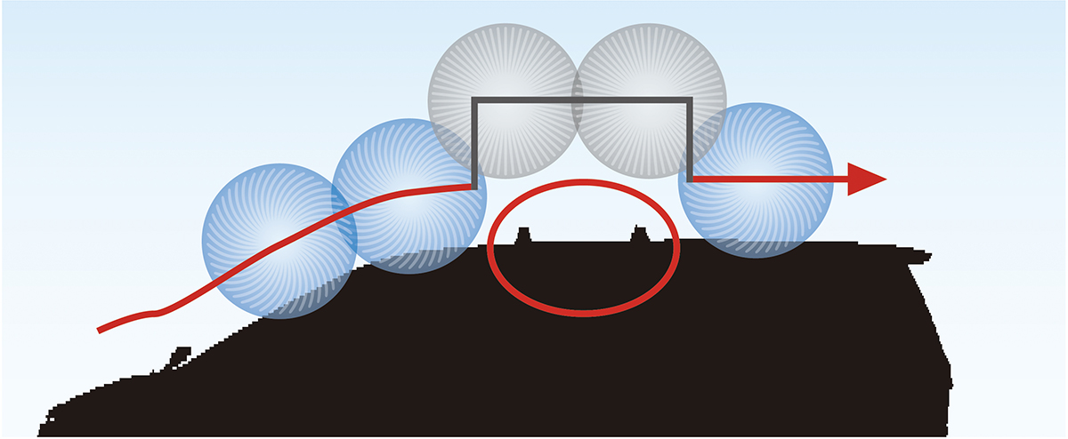 Large-sized antenna and carrier are avoided.
